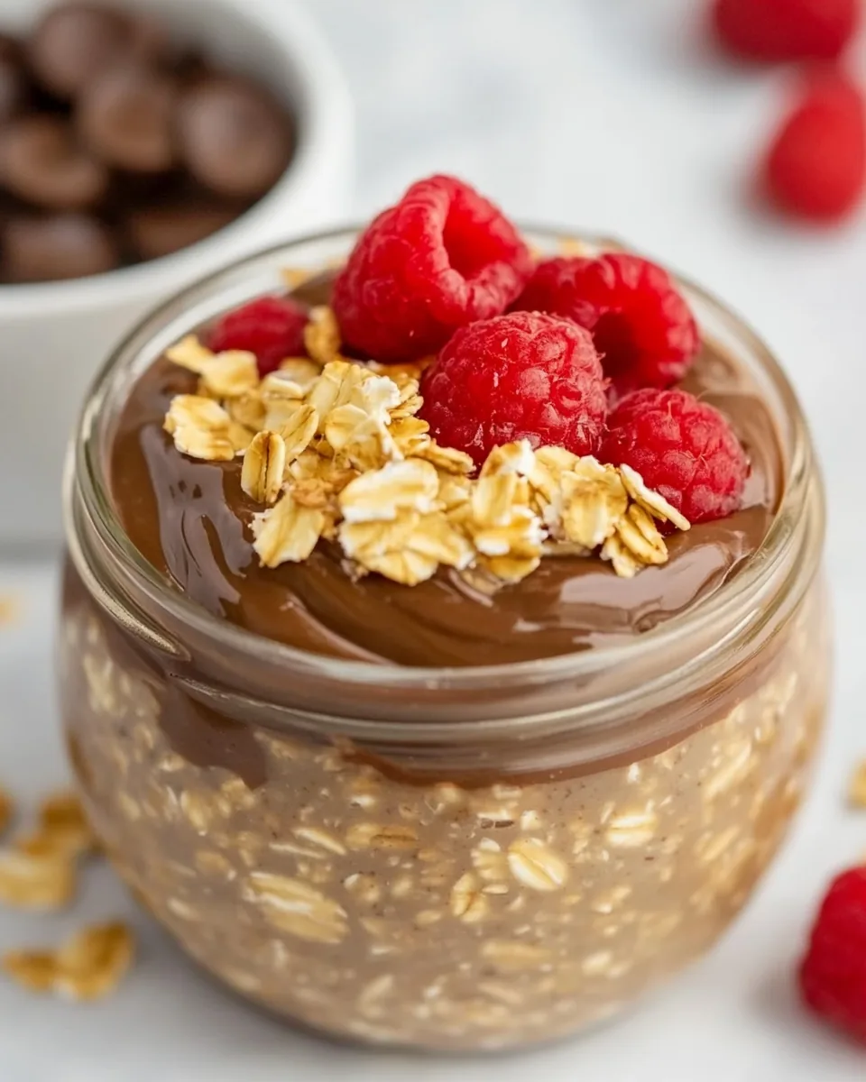 Nutella Overnight Oats