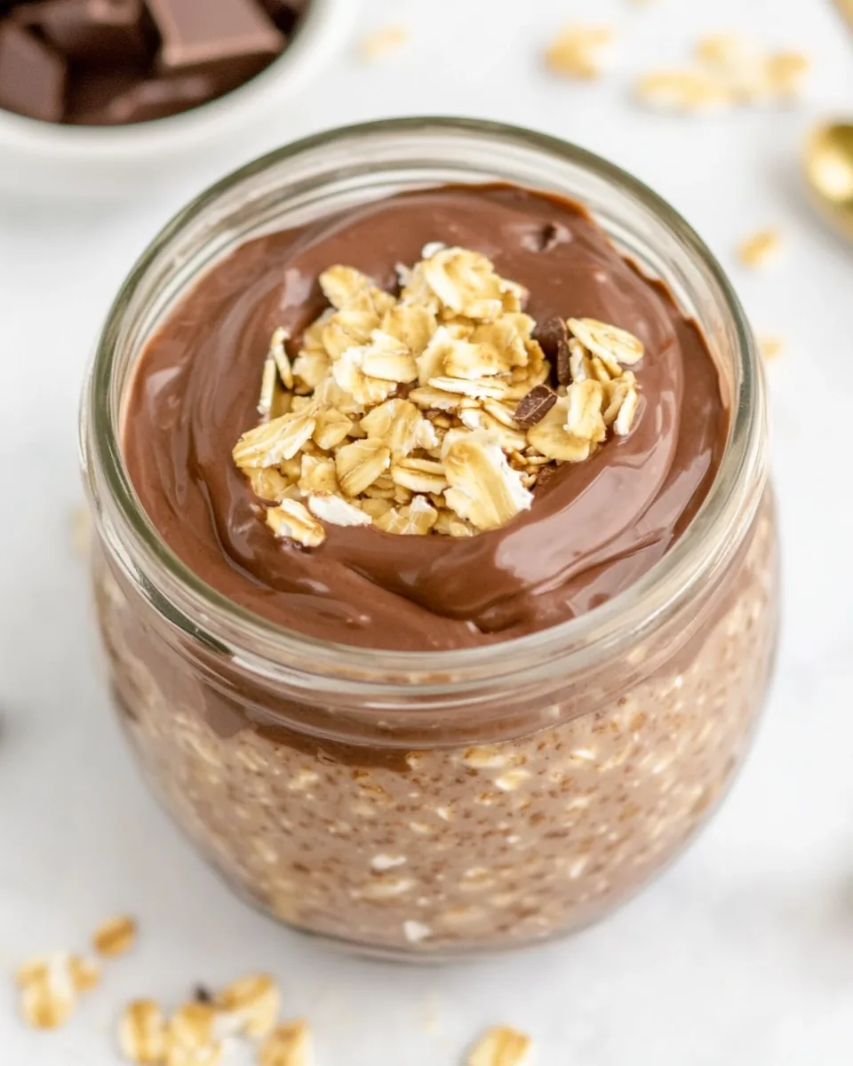 Nutella Overnight Oats