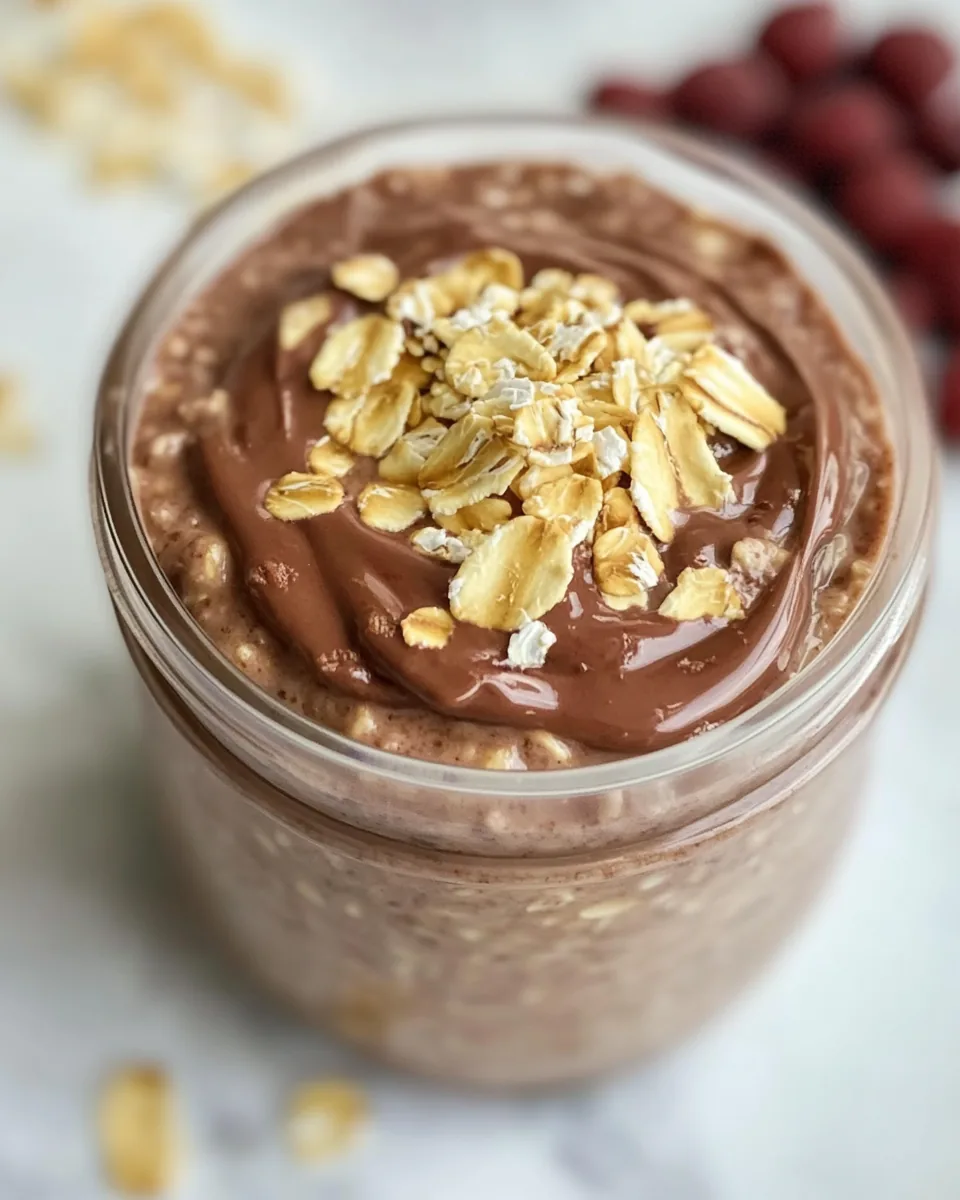 Nutella Overnight Oats