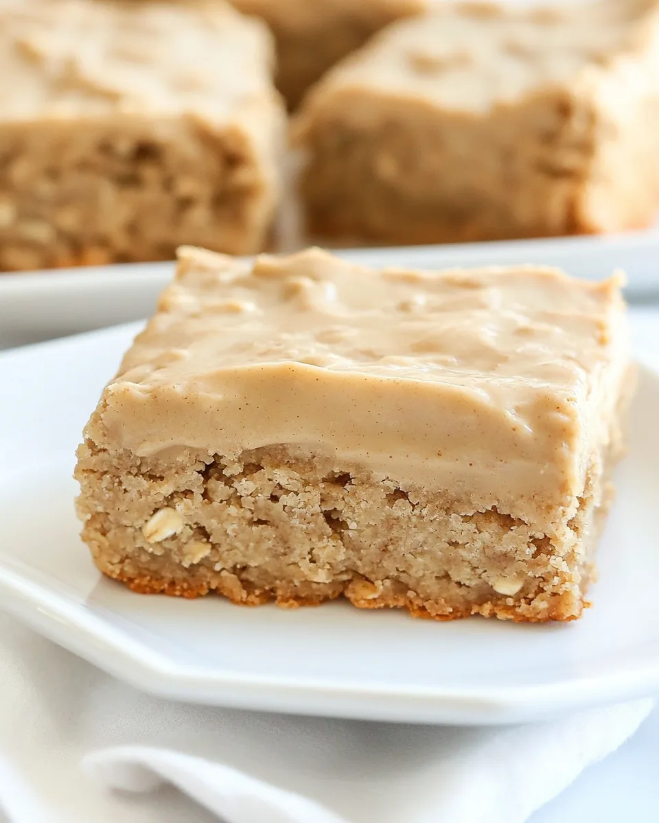 Oatmeal Peanut Butter Bars
