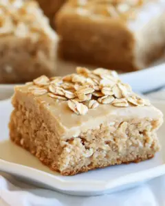 Oatmeal Peanut Butter Bars