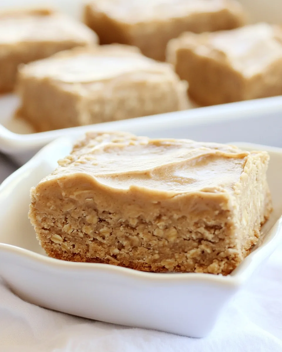 Oatmeal Peanut Butter Bars