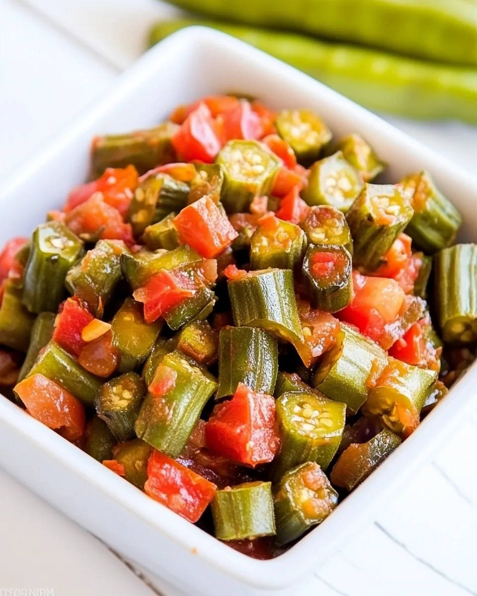 Okra and Tomatoes