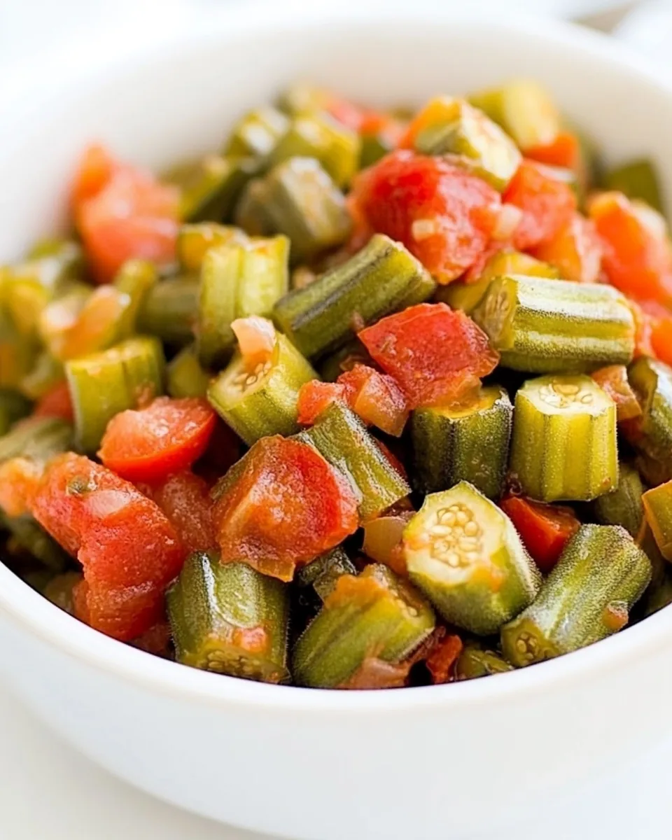 Okra and Tomatoes