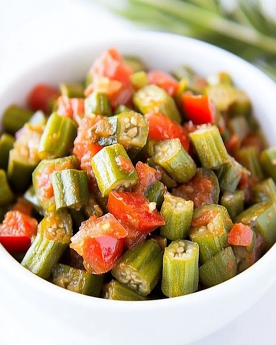 Okra and Tomatoes