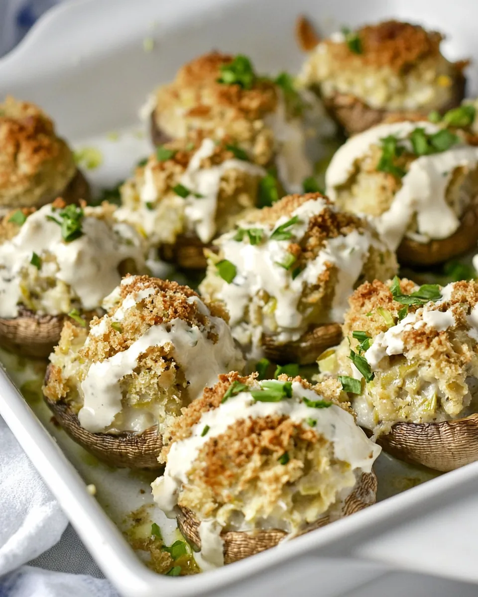 Olive Garden Stuffed Mushrooms