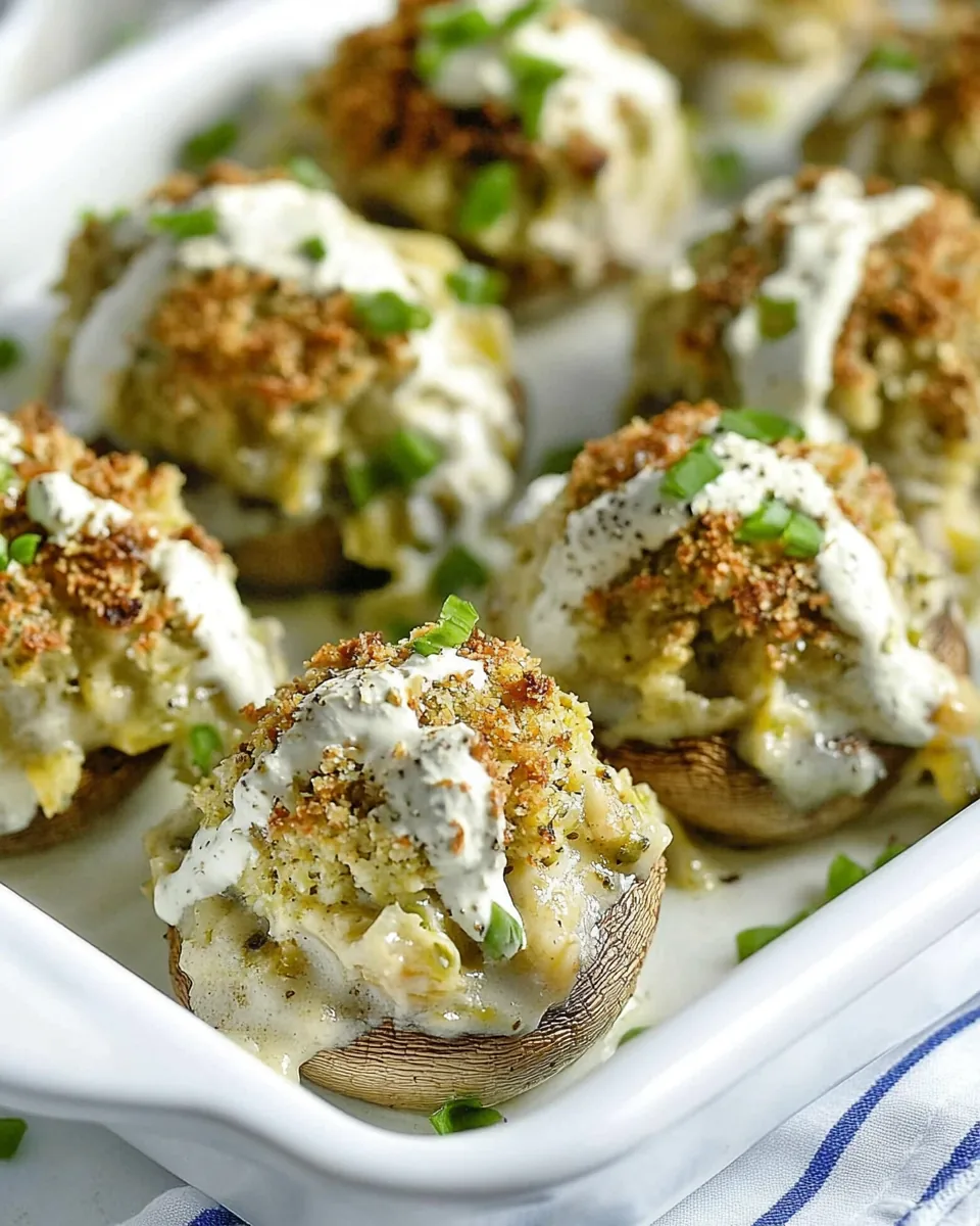 Olive Garden Stuffed Mushrooms