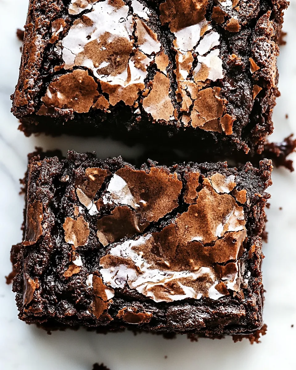 One Bowl Brownies