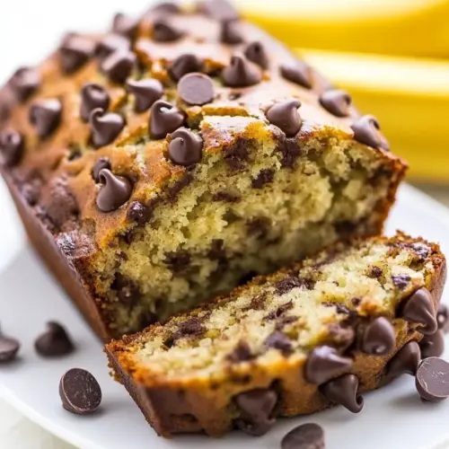 One Bowl Chocolate Chip Banana Bread