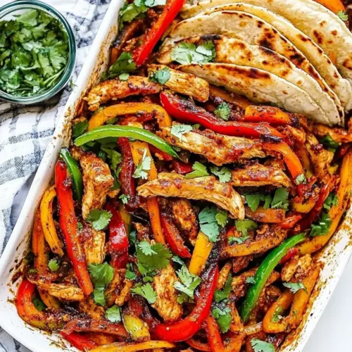 One Pan Chicken Fajitas