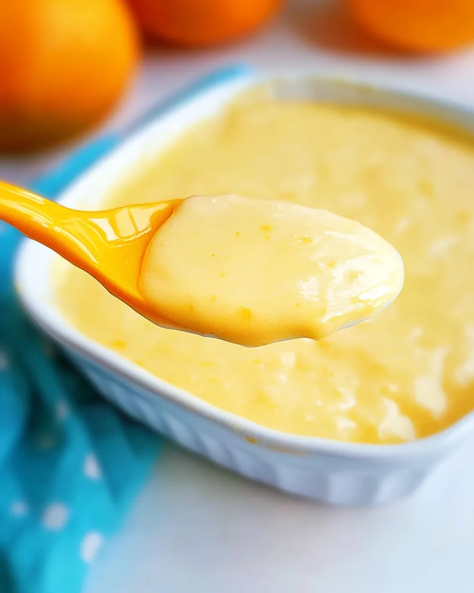 Orange Custard