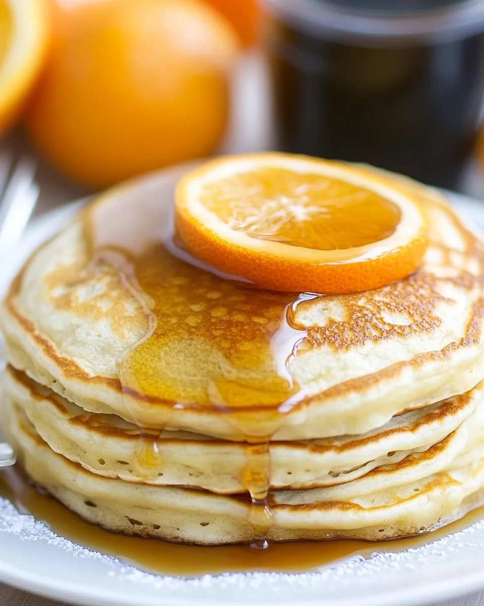 Orange Vanilla Pancakes