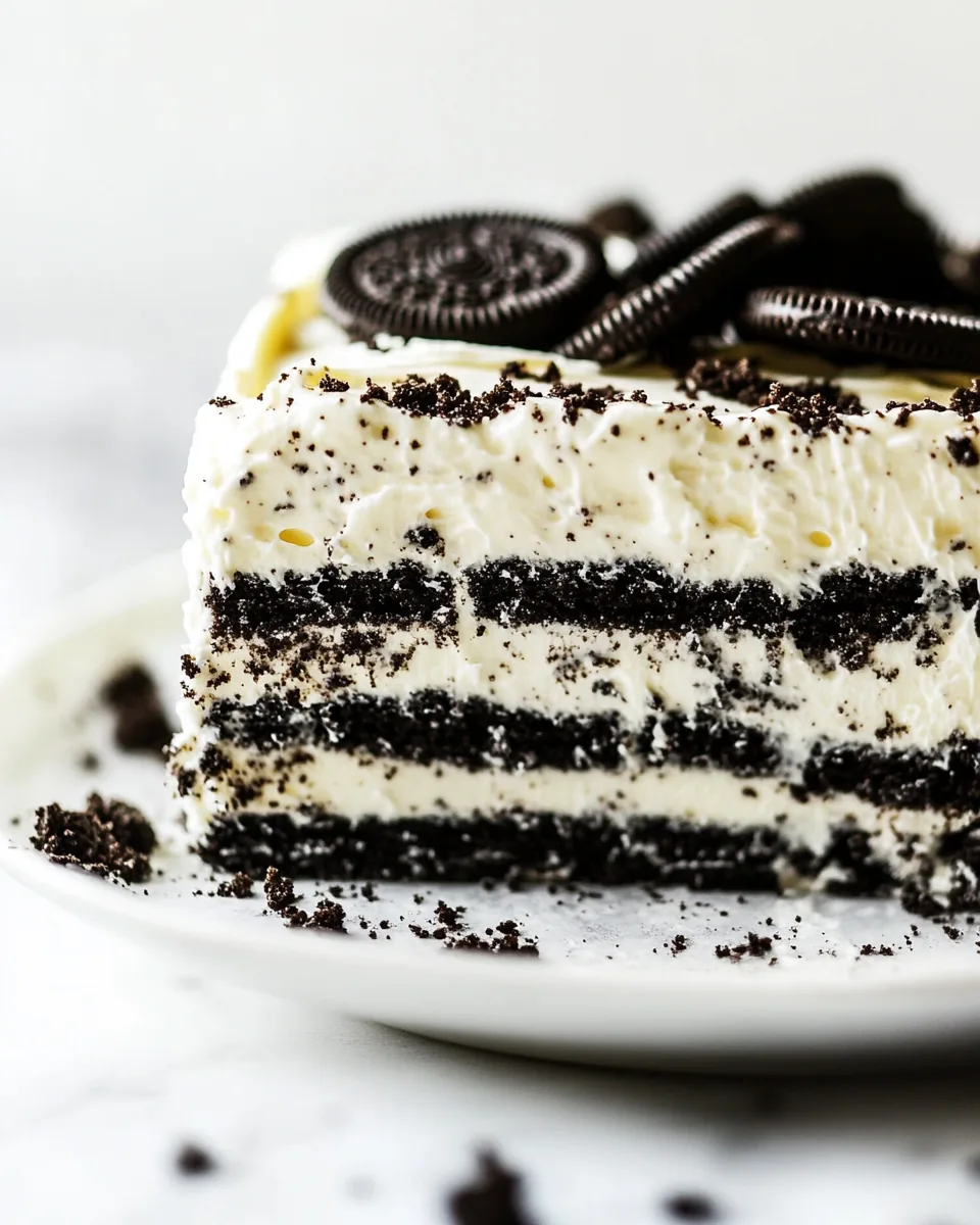 Oreo Icebox Cake