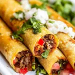 Oven Baked Beef Taquitos