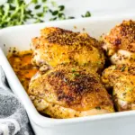 Oven Baked Chicken Thighs