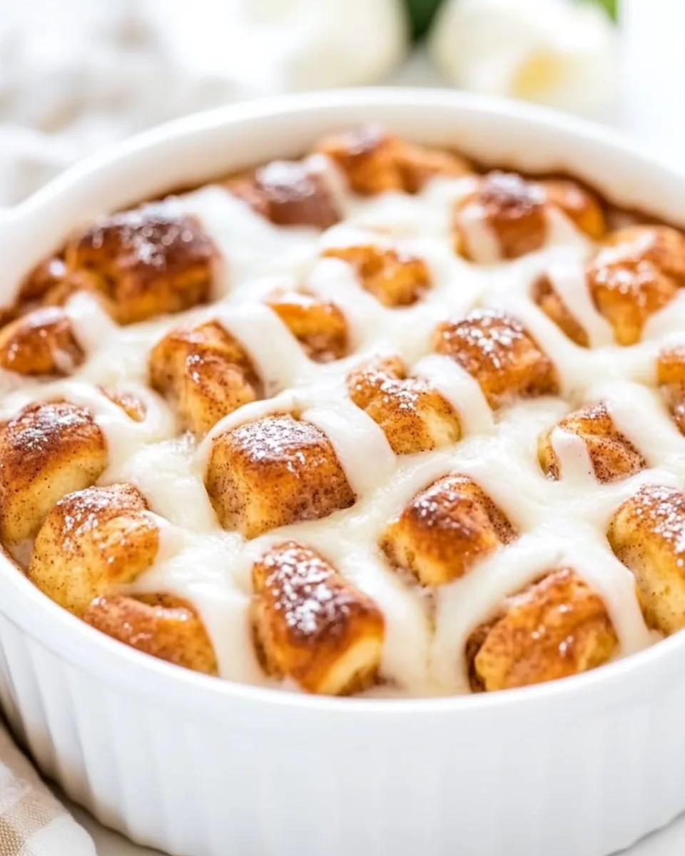 Cinnamon Roll Breakfast Casserole