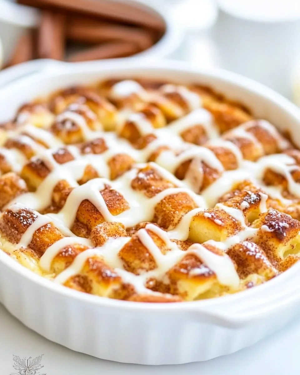 Cinnamon Roll Breakfast Casserole