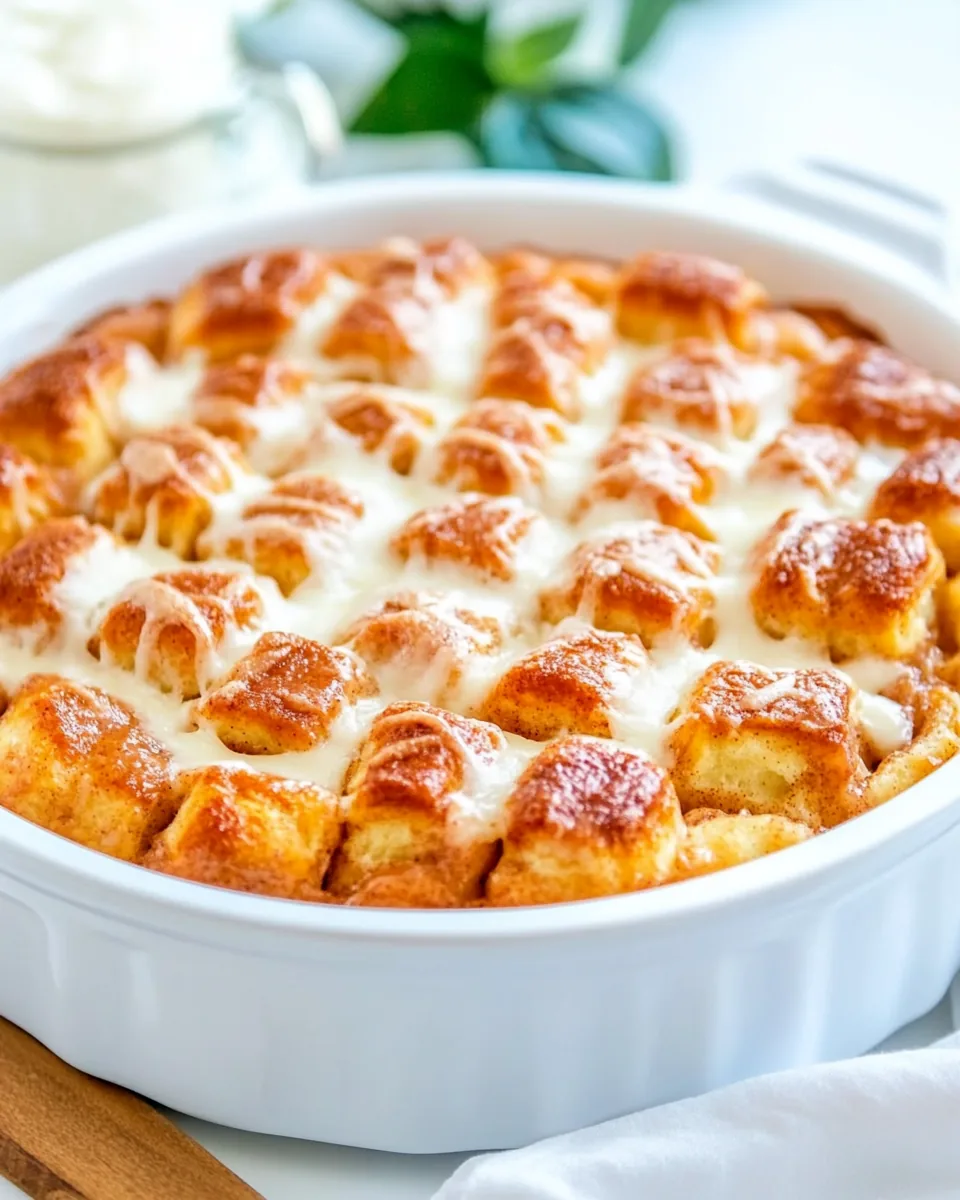 Cinnamon Roll Breakfast Casserole