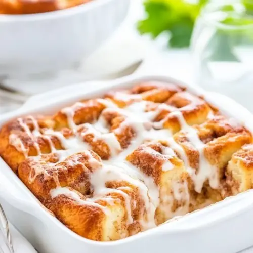 Cinnamon Roll Breakfast Casserole