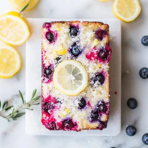 Paleo Lemon Blueberry Bread