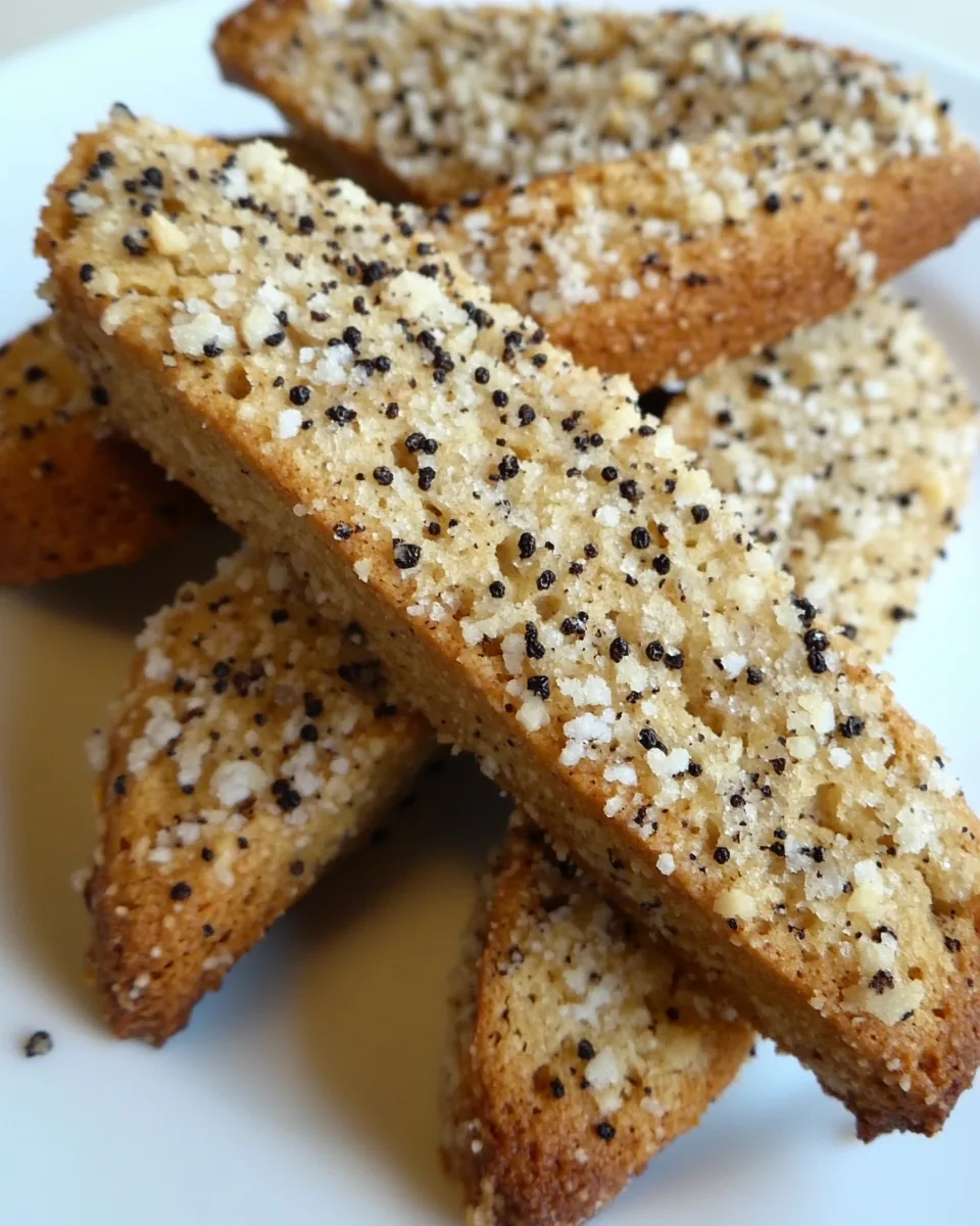 Parmesan Black Pepper Biscotti
