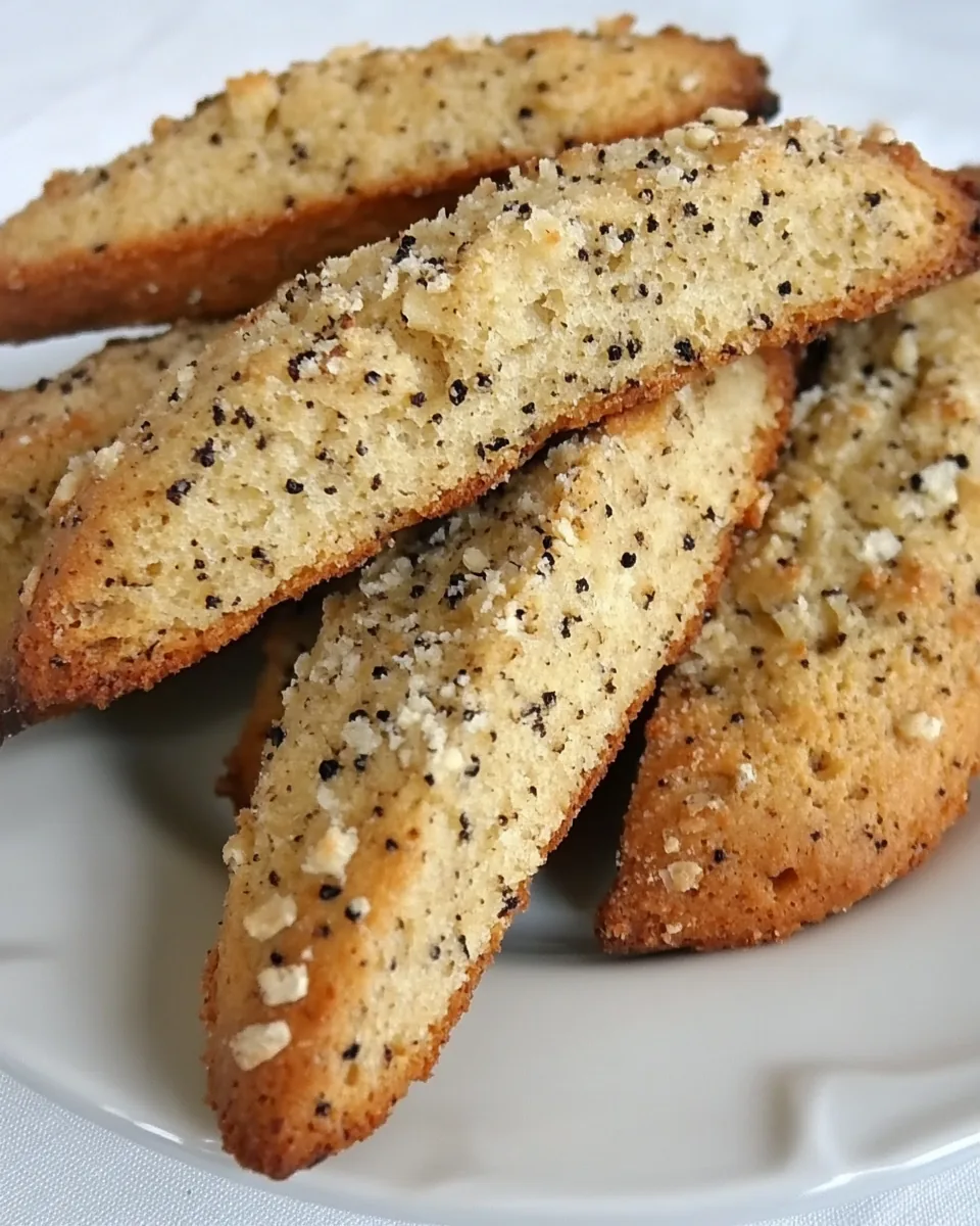 Parmesan Black Pepper Biscotti
