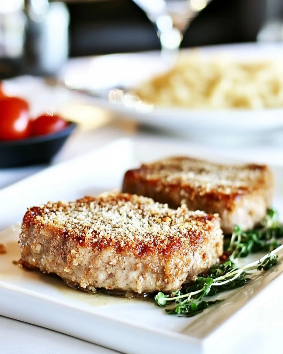Parmesan Crusted Steaks