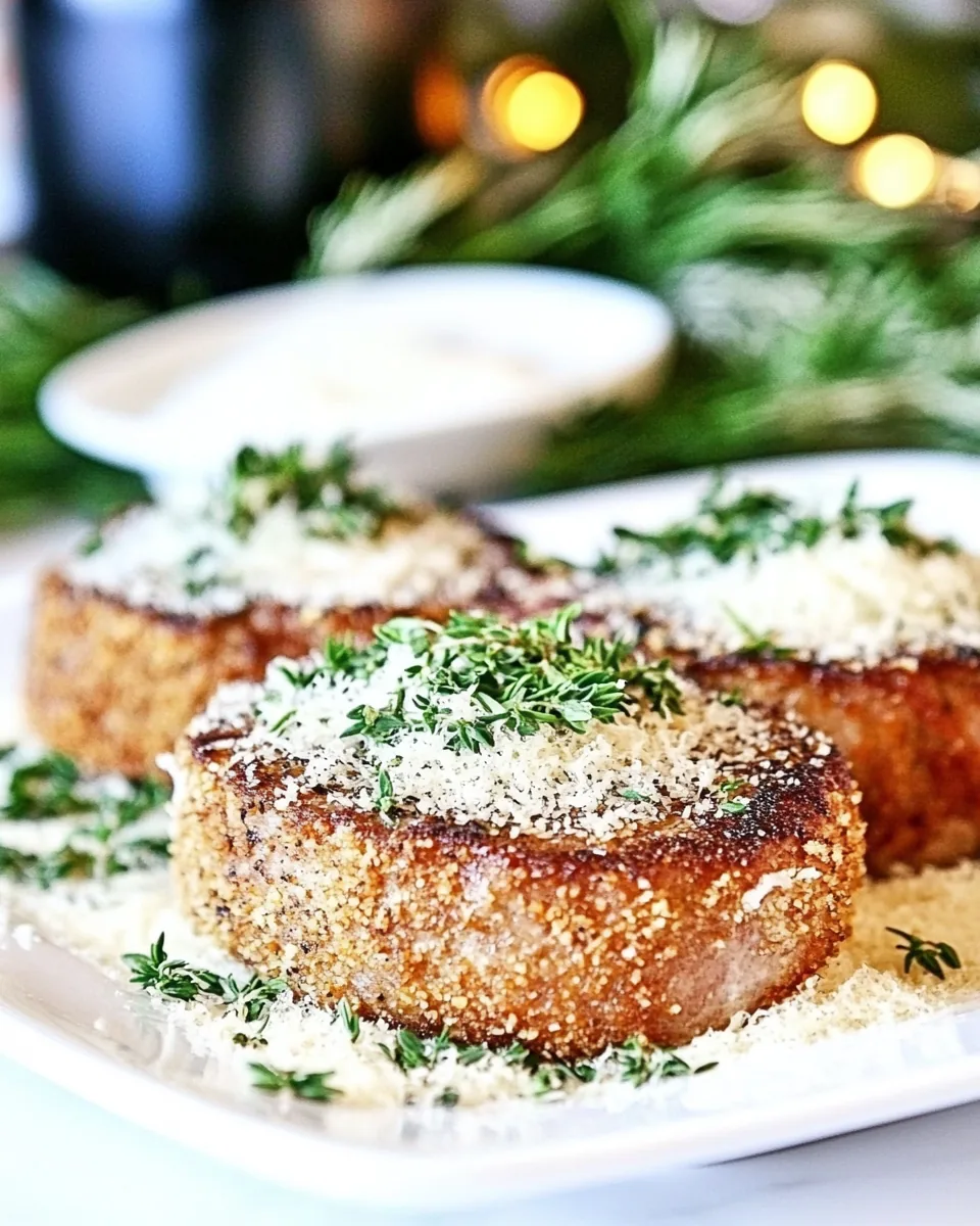 Parmesan Crusted Steaks