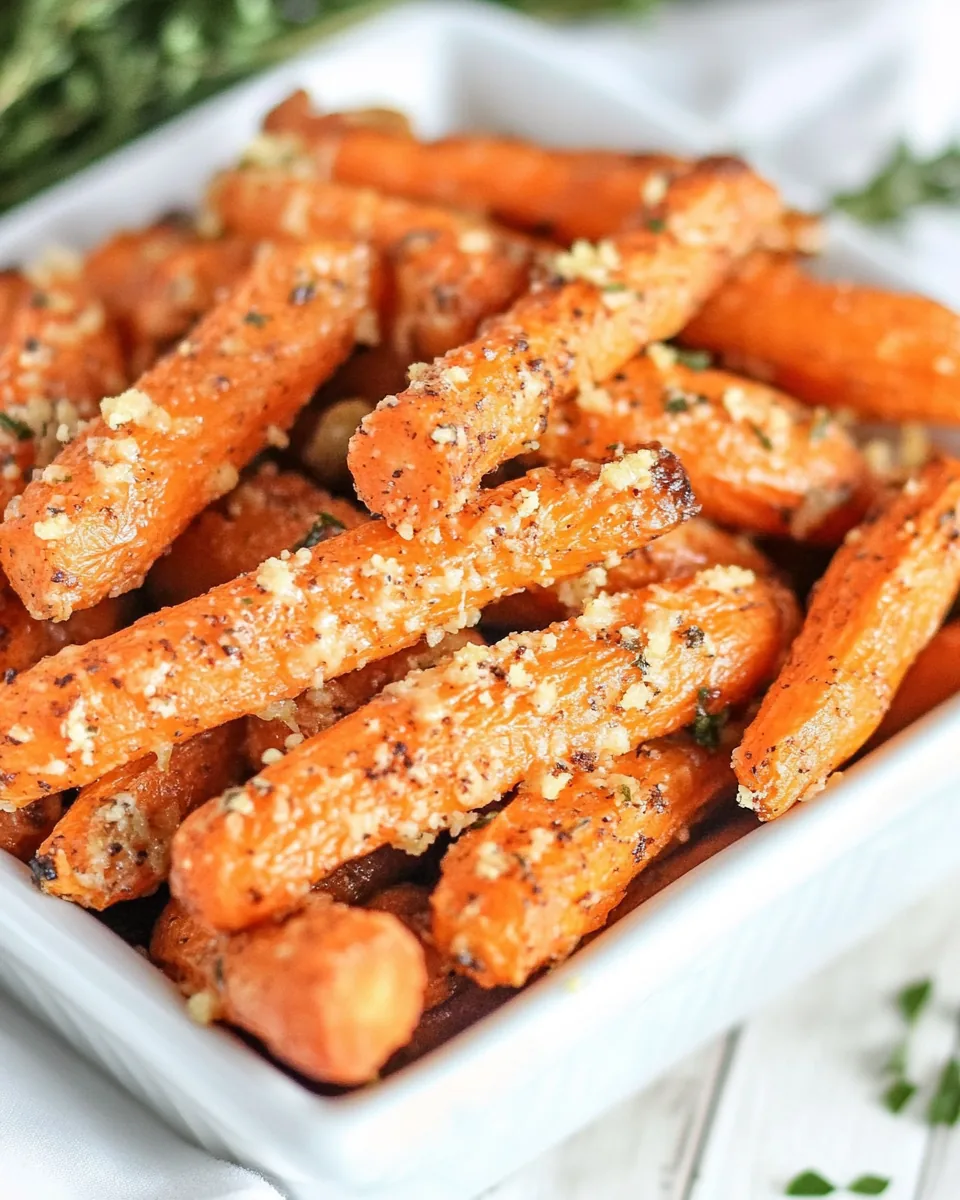 Parmesan Roasted Carrots