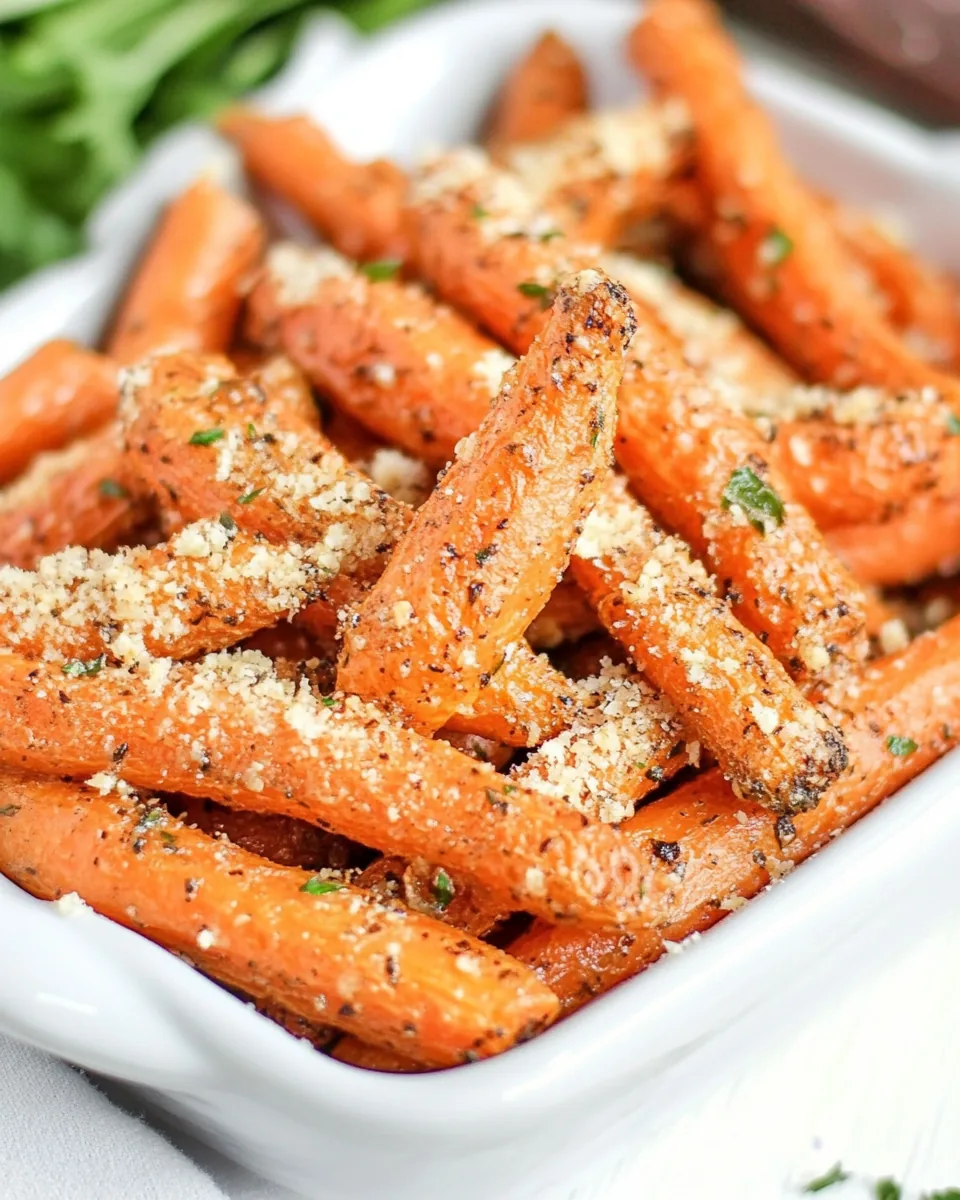 Parmesan Roasted Carrots