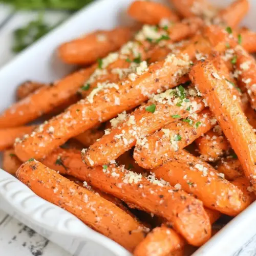 Parmesan Roasted Carrots