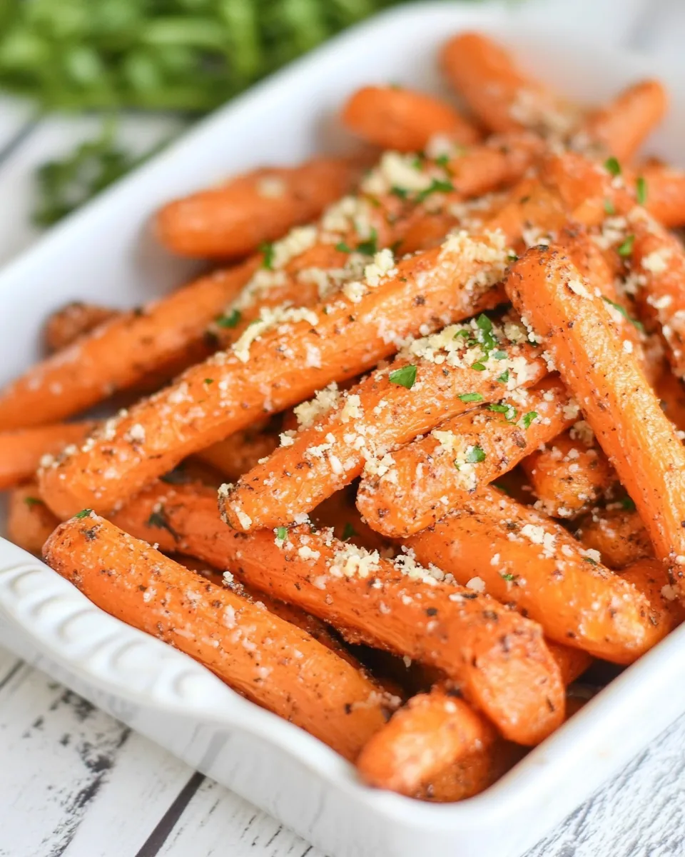 Parmesan Roasted Carrots