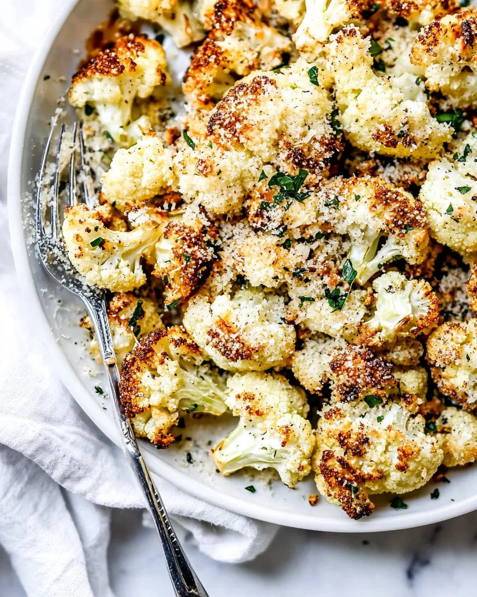 Parmesan Roasted Cauliflower