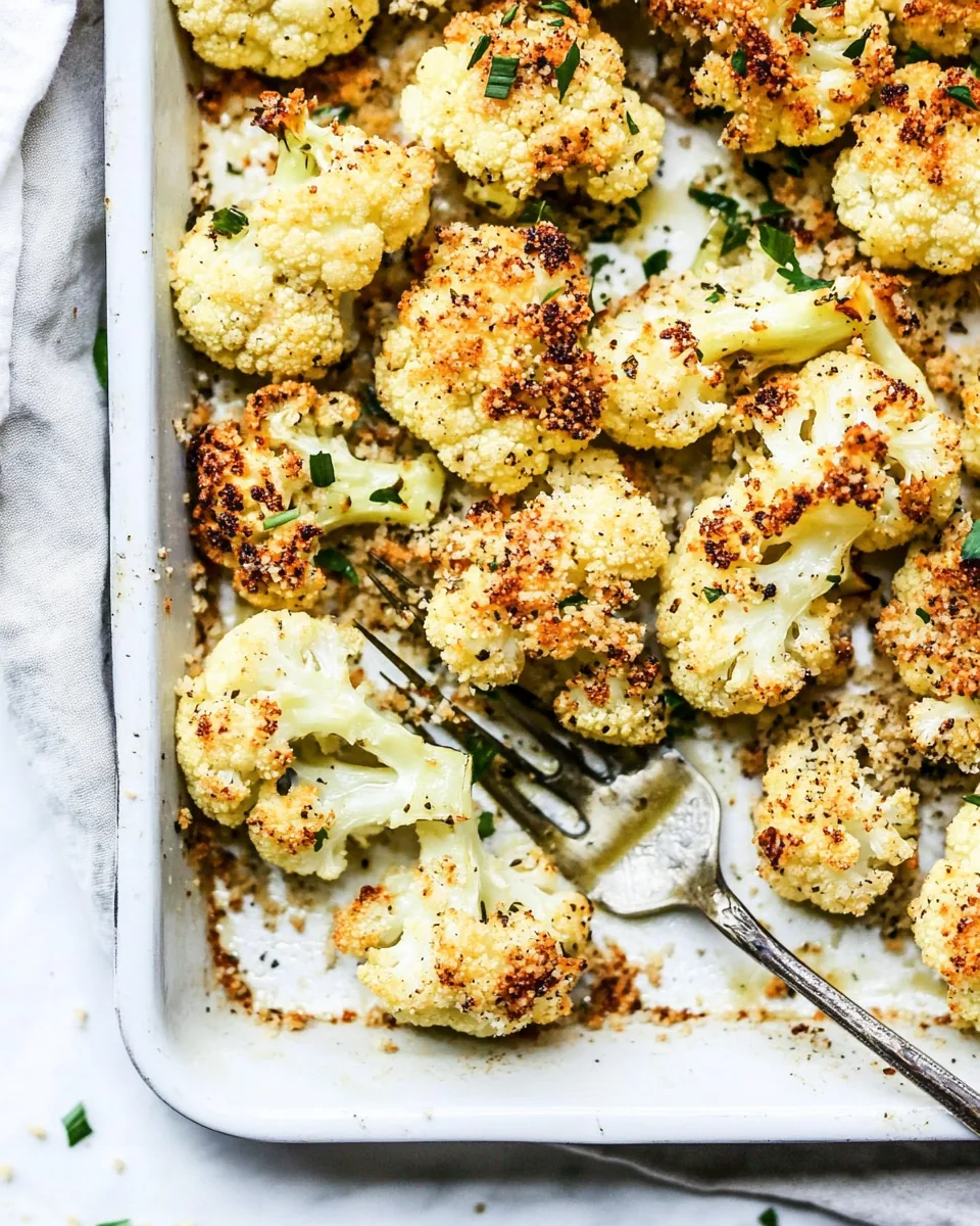Parmesan Roasted Cauliflower
