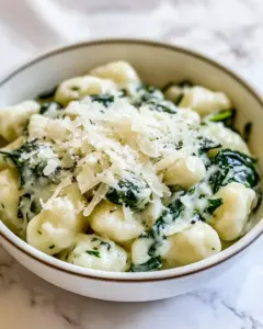 Parmesan Spinach Gnocchi