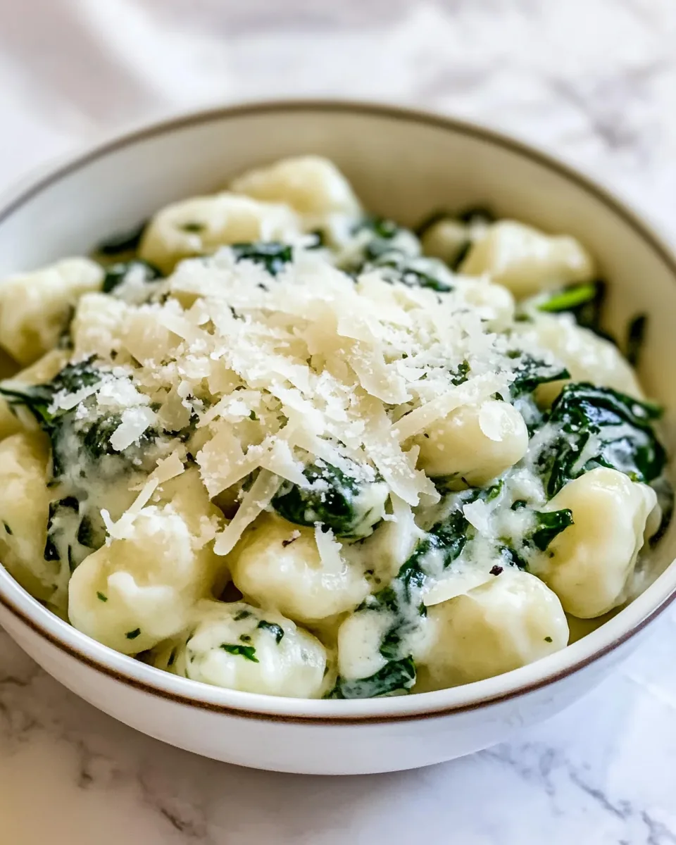 Parmesan Spinach Gnocchi