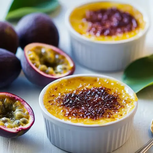 Passion Fruit Creme Brulee