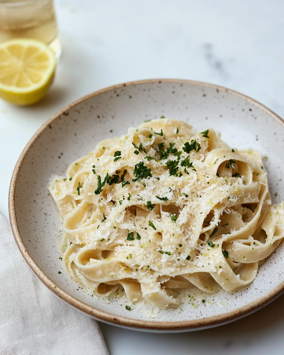 Pasta al Limone