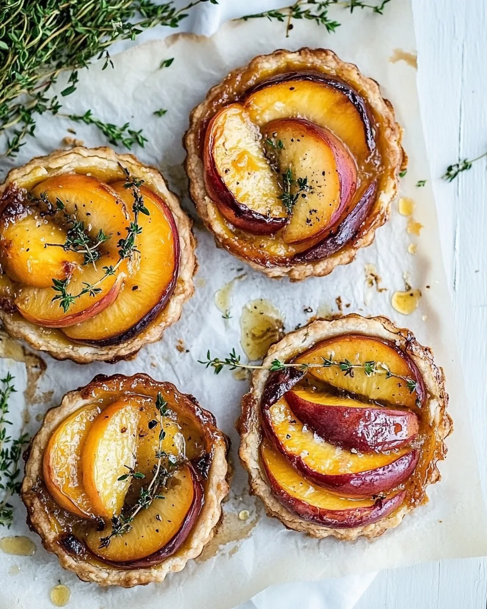 Peach Thyme Tarts
