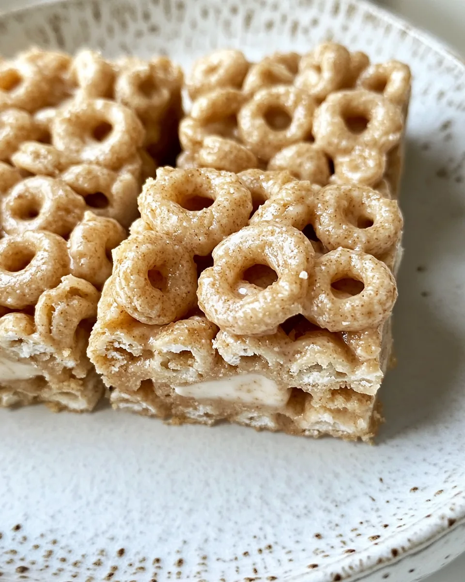 Peanut Butter Cheerio Bars