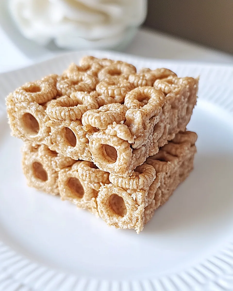Peanut Butter Cheerio Bars
