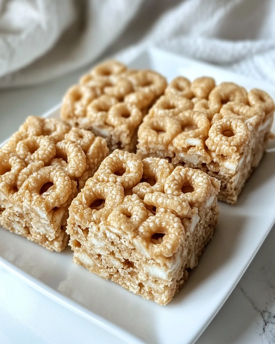 Peanut Butter Cheerio Bars