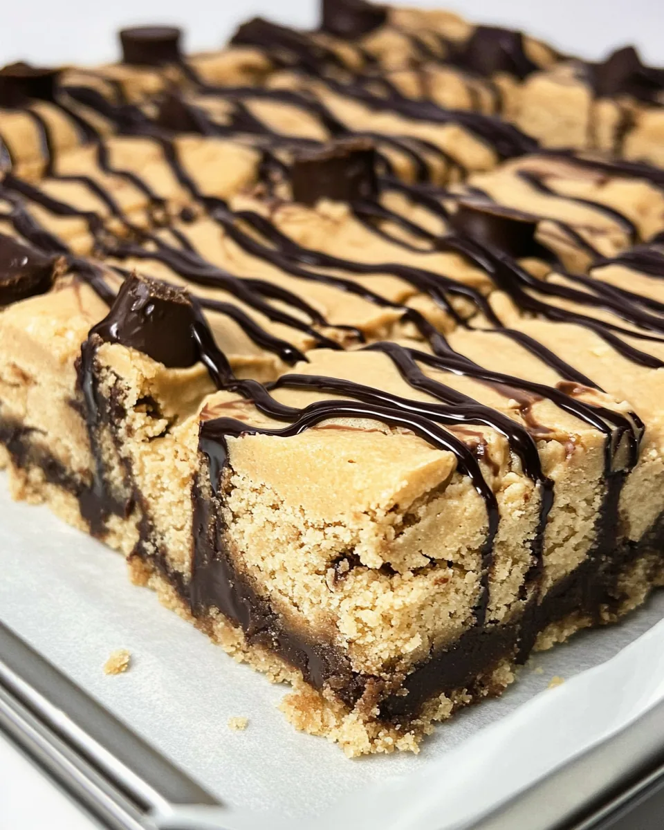 Peanut Butter Cup Blondies