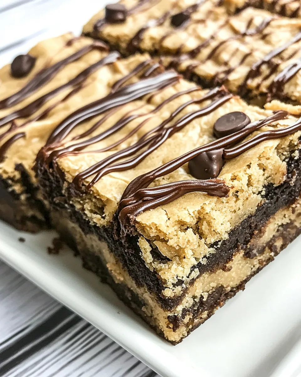 Peanut Butter Cup Blondies