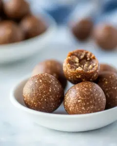 Peanut Butter Fudge Protein Energy Balls