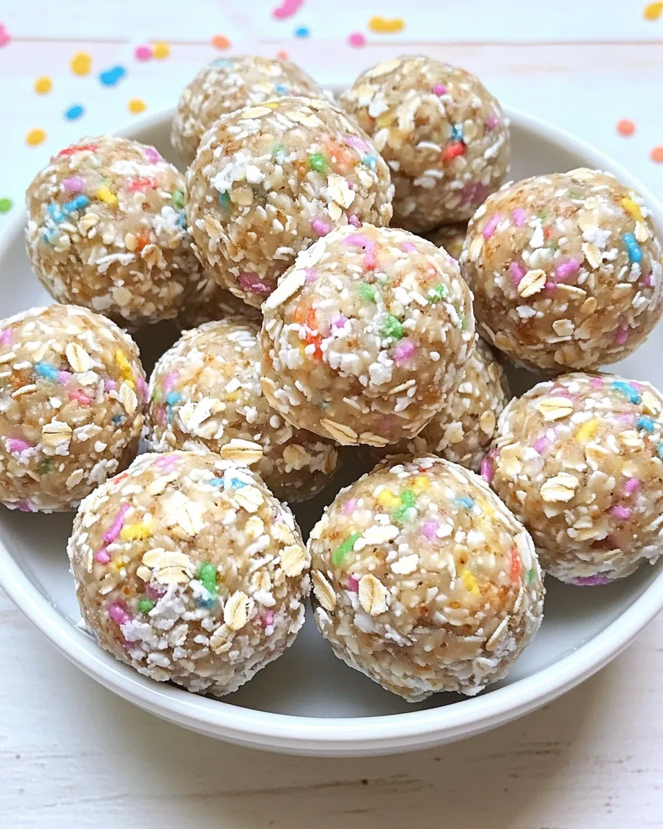 Peanut Butter Oatmeal Energy Balls