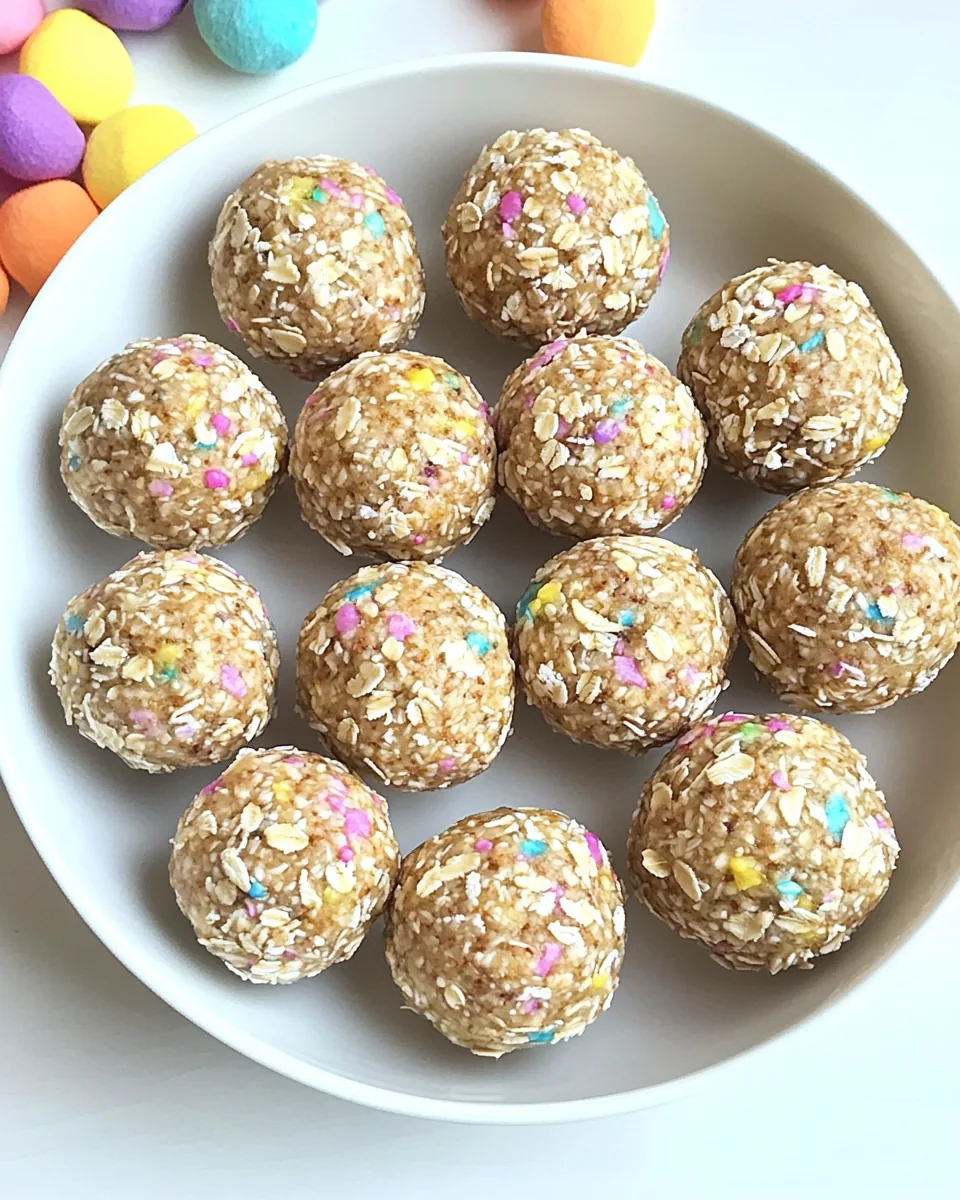 Peanut Butter Oatmeal Energy Balls