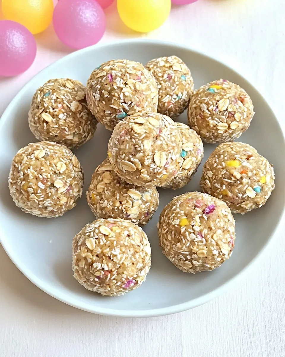 Peanut Butter Oatmeal Energy Balls