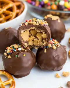 Peanut Butter Pretzel Truffles