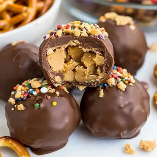 Peanut Butter Pretzel Truffles